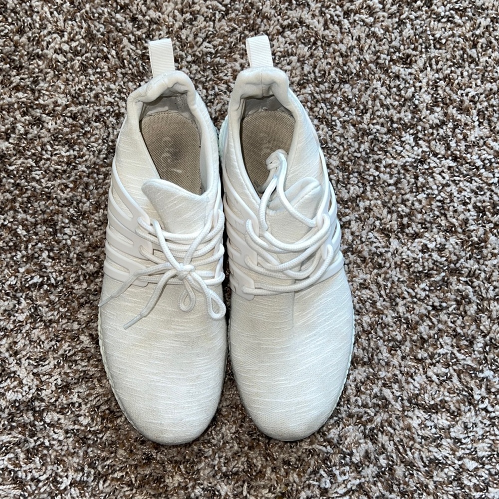 White sneakers